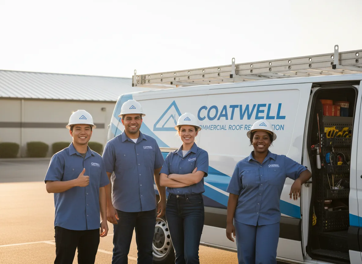 Commercial roof coating company in Greenwood, CA